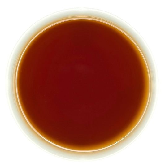 the liquor of ripe puer (shu puer) tea