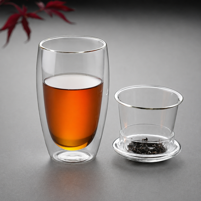 4 Oolong Sampler Pack with Double-Walled Infuser Mug