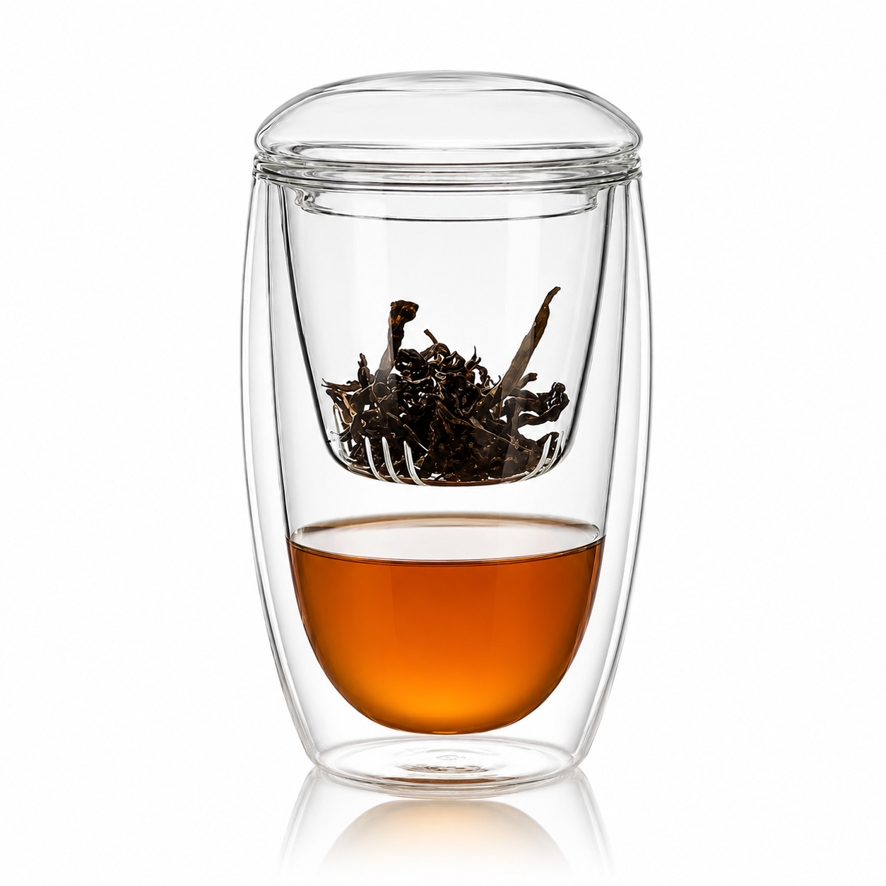 4 Oolong Sampler Pack with Double-Walled Infuser Mug
