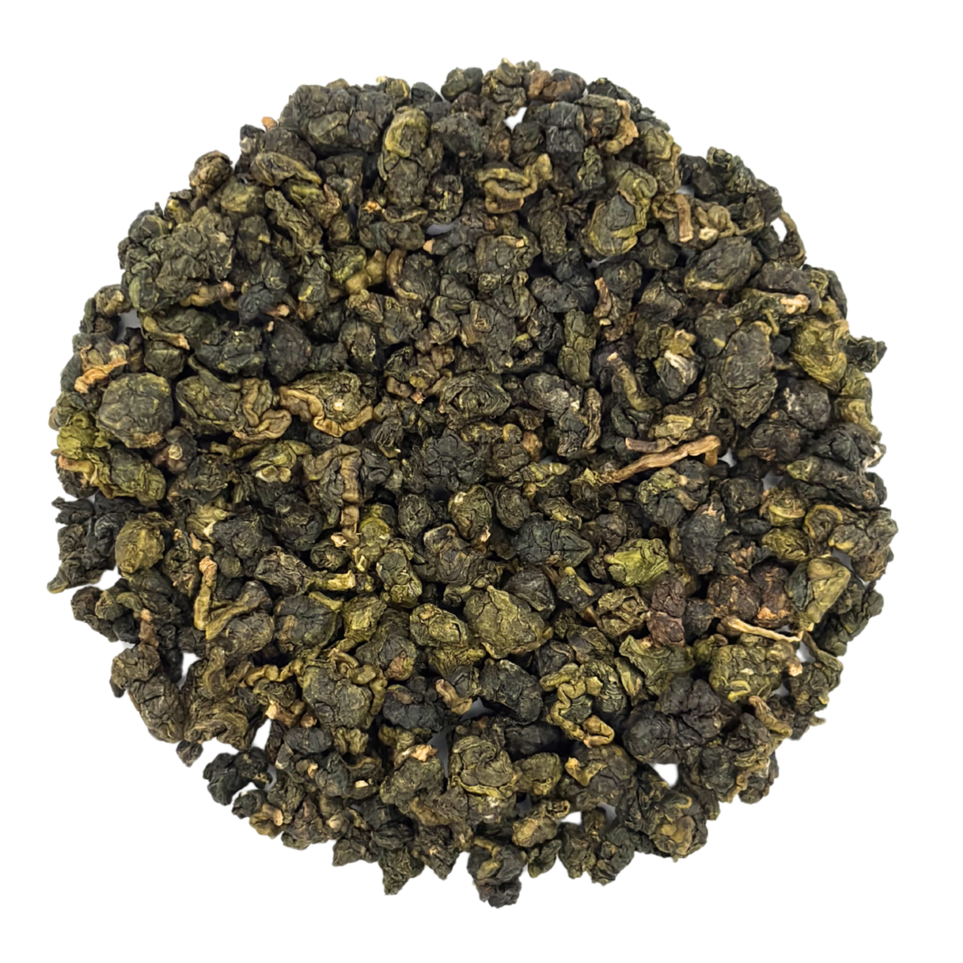 a pile of milk oolong tea leaves