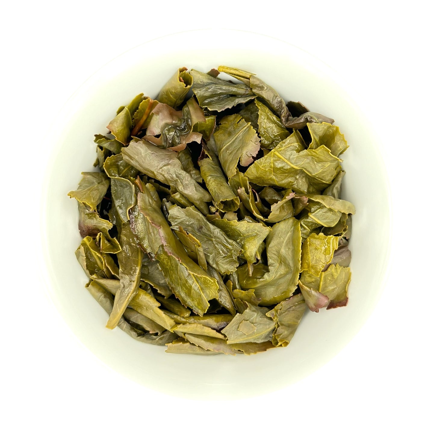 infused leaves of iron goddess (tie guan yin) tea